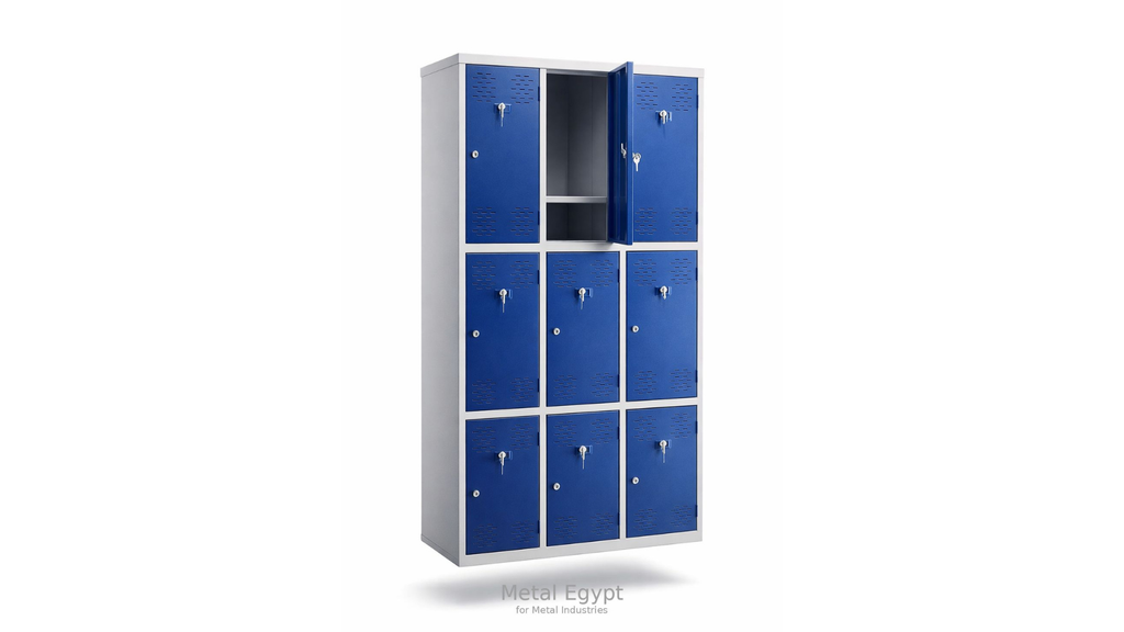 Triple tier locker